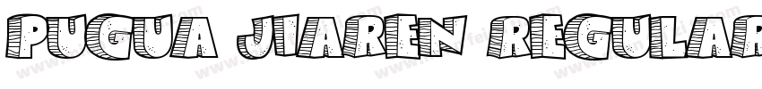 Pugua Jiaren Regular字体转换
